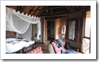 Sossus Dune Lodge - unser Chalet, Schlaf- Wohnzimmer